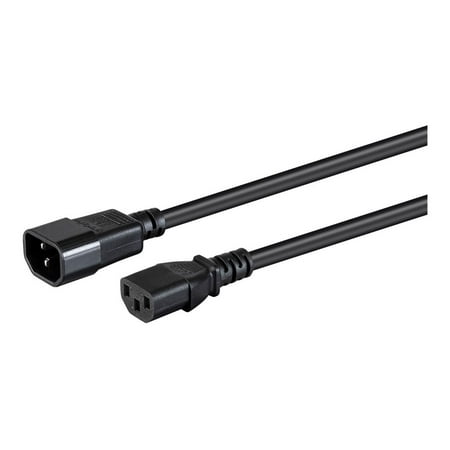 UPC: 0889028142790 | Monoprice 3-Prong Extension Cord – 12 Feet – Black  IEC 60320 C14 to IEC 60320 C13  14AWG  15A  For Powering Computers  Monitors  etc