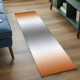 thumbnail image 5 of Orange Grey Kitchen Runner Rug 2x6 Washable Runners for Hallway Non Slip Gray Farmhouse Modern Rustic Large Area Rug Indoor Floor Carpet for Bathroom Laundry Entryway Bedroom Living Room, 5 of 8
