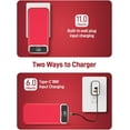 thumbnail image 5 of Portable Charger Power Bank with Built in Cables and AC Wall Plug,PD20W&SCP22.5W USB-C Super Fast Charging,20000mAh Travel Phone Charging,LED Display Battery Pack Compatible All iPhone Samsung etc, 5 of 9