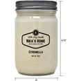 thumbnail image 2 of Nika's Home Citronella Soy Candle - 12oz Mason Jar, 2 of 3