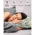 thumbnail image 4 of Vintage Floral Bird Pillow Covers Standard Size 2 Pack, Retro Summer Botanical Soft Bed Throw Pillowcases Breathable Cooling Long Lumbar Body Pillow Sham Cover for Bed Sofa 20''x26'', 4 of 7