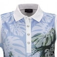 thumbnail image 3 of Golfino PALM BEACH PRINTED SLEEVELESS GOLF POLO- Dry Comfort Ladies' performance golf polo size 8 (medium), 3 of 3