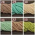 thumbnail image 6 of U8MO Solid Color Coated Round Glass Loose Spacer Beads for Jewelry Making 4mm 6mm 8mm-10# Orange-8mm (60pcs), 6 of 9