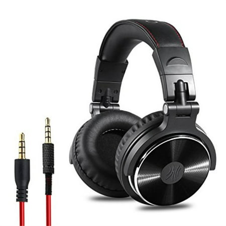 OneOdio Adapter-free Closed Back Over-Ear DJ Stereo Monitor Headphones, Professional Studio Monitor & Mixing, Telescopic Arms with Scale, Newest 50mm Neodymium Drivers- Glossy