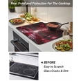 thumbnail image 4 of Stove Top Covers for Electric Stove 24x21 Inches, Red Trees Heat Insulation Fireproof Glass Cooktop Protector, Forest Art Decor Spring Summer Nature Leaf Countertop Stovetop Cover for Kitchen, 4 of 8