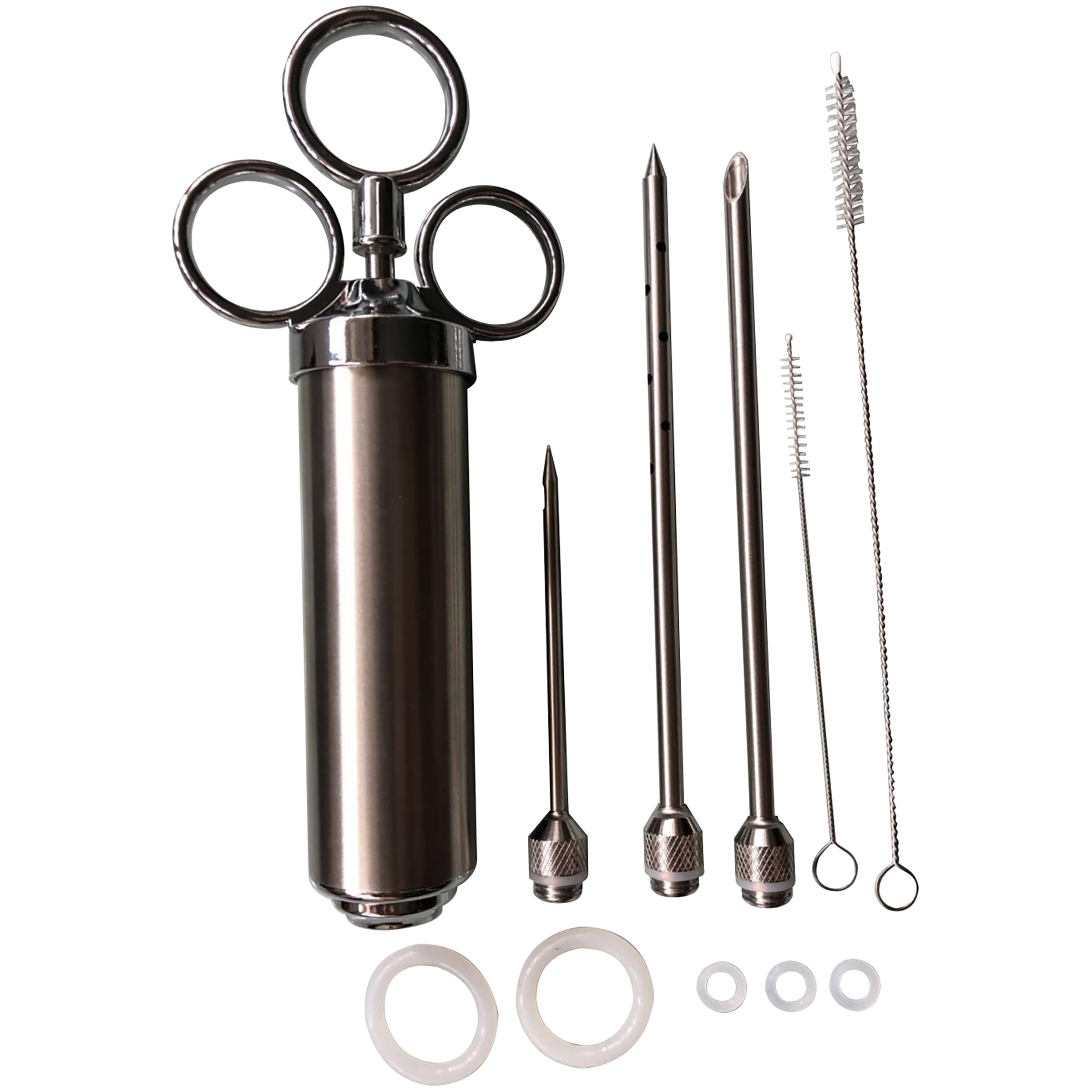 Expert Grill Stainless Steel Marinade Injector Set, 2OZ Capacity, 3 Pieces