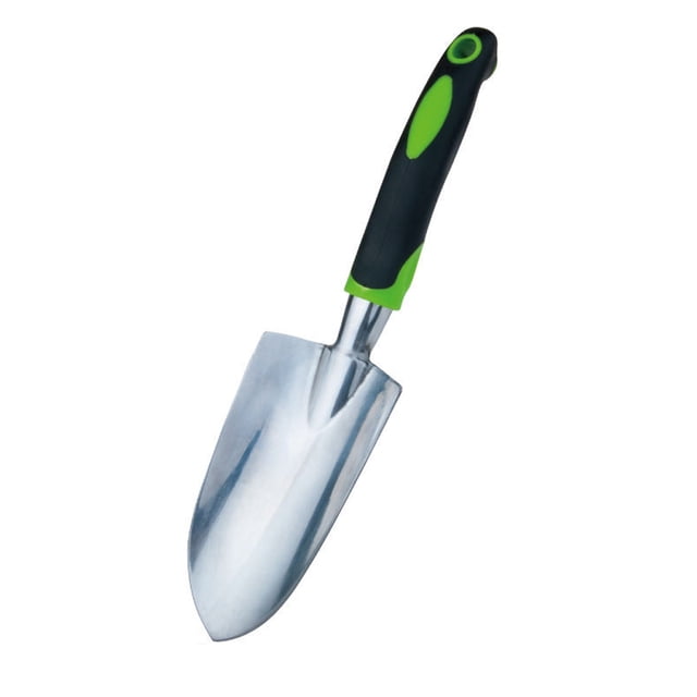 Trasplantadora de paleta de pala de jardín - Acero inoxidable - Pala con mango de agarre ergonómico para jardinería Ormromra CPB-US-DYP268-2