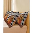 thumbnail image 4 of Fall Pumpkins Throw Pillow Covers, Thanksgiving Sunflowers Leaves Retro Palid Soft Breathable Pillow Cases with Zipper for Sleeping, Long Body Pillowcases for Couch Bed Sofa Chair 20x60 Inches, 4 of 6