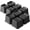9, variant on Bed Risers 3 Inch Heavy Duty 4 Pack L-Shaped Bed Furniture Elevators 1,500 lbs Lifts Up Riser for Sofa and Table