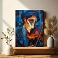 thumbnail image 6 of Violinist Abstract Art Canvas Wall Art, Wall Decor for Living Room Bedroom Dining Room Hallway, 6 of 8
