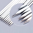 thumbnail image 3 of Yidarton Reusable BBQ Skewers Stainless Steel 35CM Meat Skewers Barbecue Skewers for Outdoor Camping BBQ Tools, Set of 20, 3 of 6