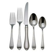 Reed & Barton Hammered Antique 18/10 Stainless 40pc. Flatware Set (Service for Eight)