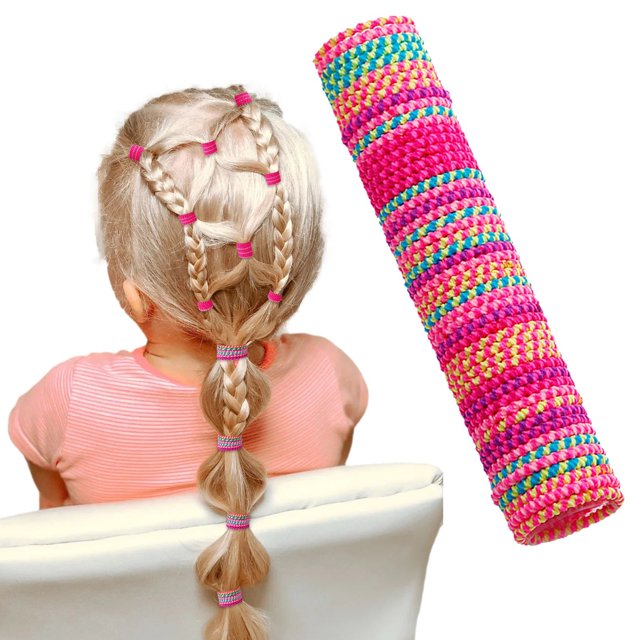 No Damage Elastic Hair Ties Soft Seamless Mini Ponytail Holders Gentle Toddler Headband Rope Accessories Multipack
