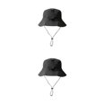 thumbnail image 3 of Jumpingount Sombrero de cubo, gorra de pescador, protección para la cabeza de verano, accesorios de Camping multiusos, dulce regalo, gorras de Gris 2piezas, 3 of 6