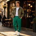 thumbnail image 2 of WJOSBXT Baggy Sweatpants Men Drawstring Joggers Fall 2026 Loose Fit Workout Jogging Pants Cuffed Lightweight Lounge Y2k Sweat Pants with Pockets 2XL, 2 of 7