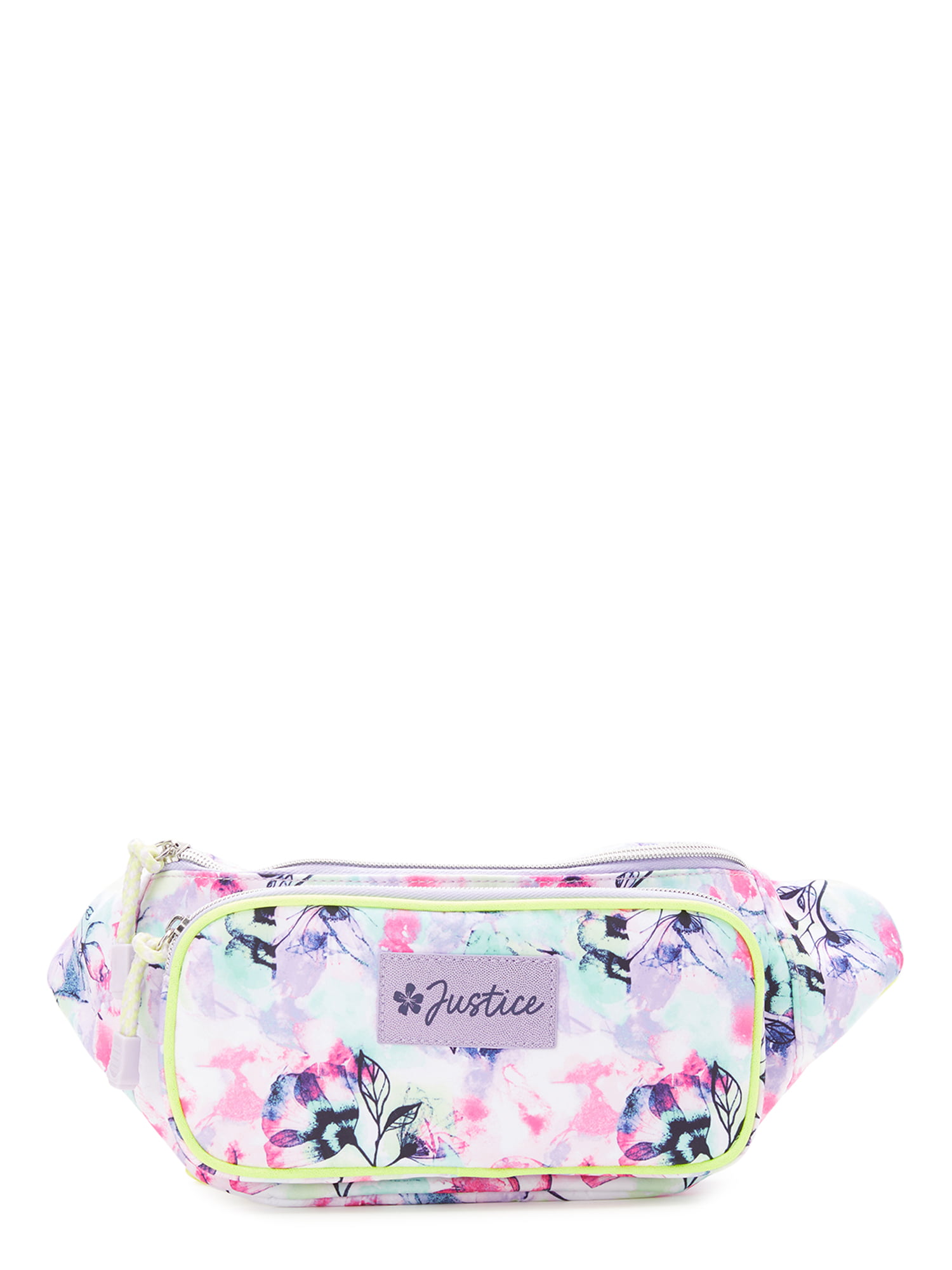 Justice Girls Black Patent Fanny Pack