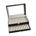 thumbnail image 5 of guohui Pen Display Box Portable Premium Pen Collection Case for Gift Birthday Study 24 Grids Black Gray, 5 of 9
