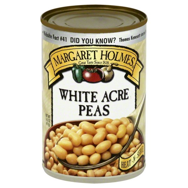 Margaret Holmes White Acre Peas, Canned Peas, 14.5 oz