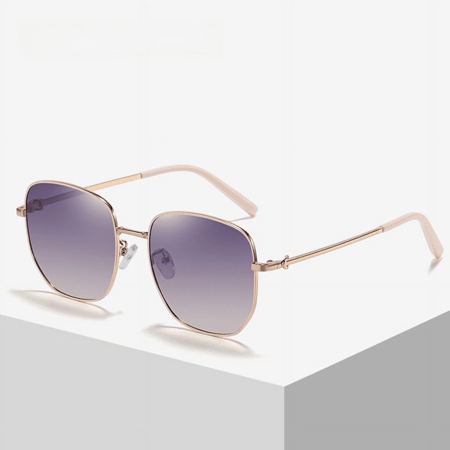Gafas de sol de montura grande para mujer, gafas de sol polarizadas cuadradas, gafas de sol de montura grande personalizadas para mujer, gafas de sol polarizadas HD