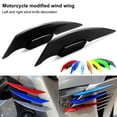 thumbnail image 2 of Soumake Motorcycle Winglet Spoiler, Fixed Wing Attachment for Motorbikes & Electric Bikes, Easy-Install, Universal for ATVs, 2 of 8