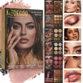 thumbnail image 6 of All-in-One Makeup Palette Book, Ideal Holiday & Anniversary Gift for Women. 24 Eyeshadows, 24 Lip Colors, 12 Shadows, 6 Highlighters, 6 Blushes, 7 Contours, Complete Beauty Kit, 6 of 7