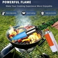 thumbnail image 2 of 3 in 1 Powerful Grill & Cooking Torch MAPP / Propane / Butane for Steak Searing, Campfire Charcoal Starter, Men Dad Gifts, Outdoor Cooking Firepits Camping BBQ- Portable Kitchen Ignition System,Green, 2 of 7