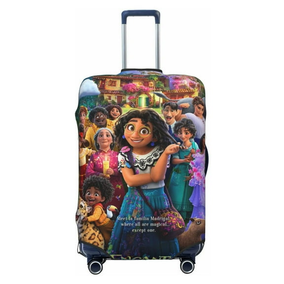 Encan-t Luggage Suitcase Covers Elastic Washable Cartoon Luggage Protector Travel Suitcase Protective Cover for Kid And Adult