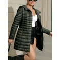thumbnail image 2 of Giolshon Women's Puffer Jacket Quilted Lightweight Padding Hood Packable Bubble Coat 7148A DARKGREEN M, 2 of 3