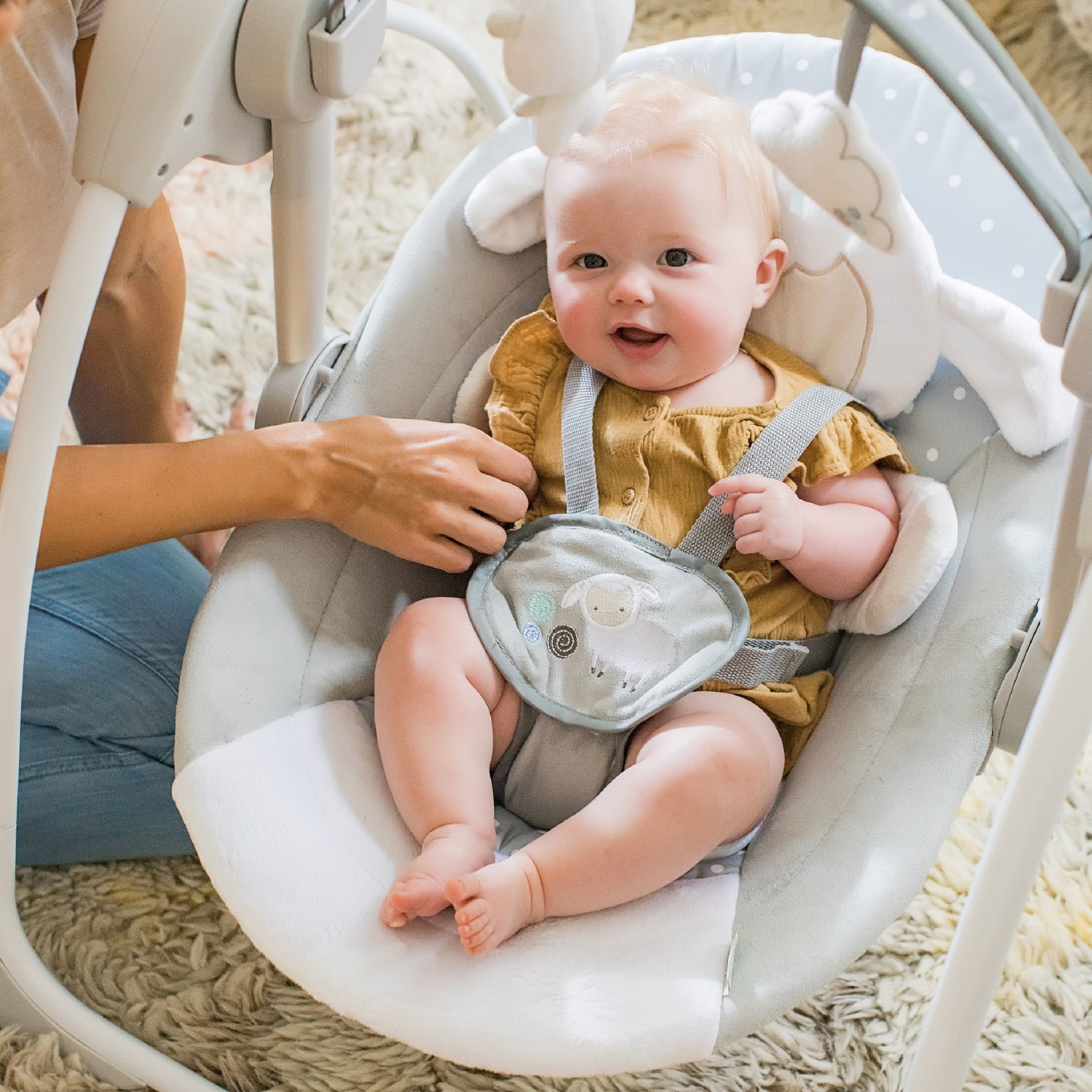 Ingenuity cuddle lamb comfort hotsell 2 go portable swing