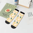 thumbnail image 7 of Naloa Banana With Leaves Ankle Socks for Women Non Slip Socks No Show Socks Classic Low Cut Casual Socks Casual Socks, 7 of 7