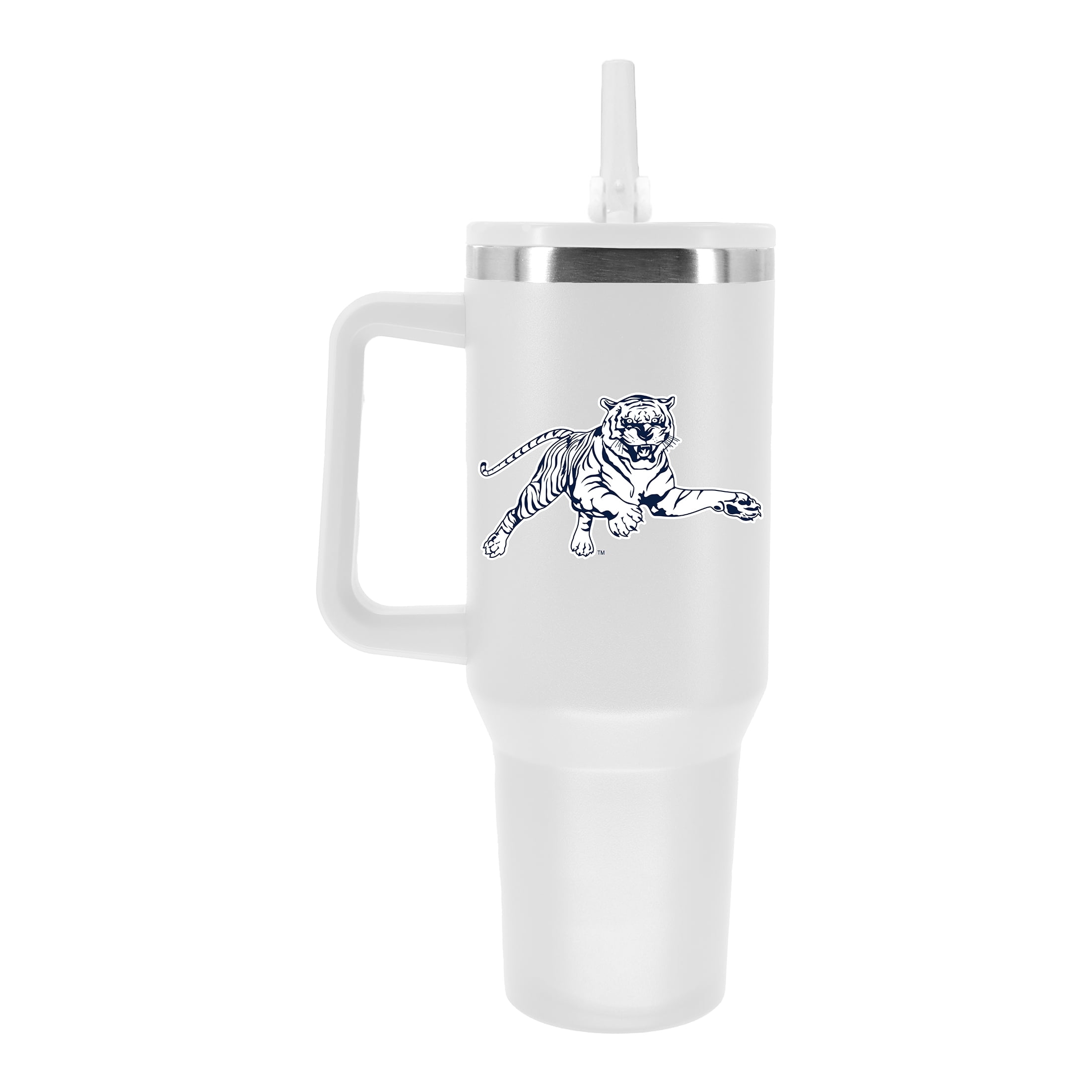 NCAA Jackson State Tigers 40 Ounce White Handle Tumbler