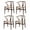Ash Wood + Walnut, variant on Polynices Mid Century Modern Solid Wood Wishbone Dining Kitchen Chair, Natural Ash / Natural Cord, 1 PC