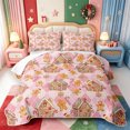 thumbnail image 2 of Manfei Cute Christmas Elk Bed Spread Queen,Winter Holiday Queen Coverlet Set,3pcs,1 Quilt and 2 Pillowcases, 2 of 7