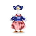 thumbnail image 2 of Independence Day Gooses Cloth Set, Patriotic Goose Outfit for 23" Yard Goose Statue, Holiday Theme Courtyard Decoration for Seasonal Celebrations and Patriotic Displays (Goose is not included), 2 of 5