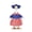 B, variant on Uncle Sam Patriotic Porch Goose Outfit Set For 19-23 Inch Goose Statues 4th Of July Suit With Top Hat Sunglasses And Bow Tie For Yard Decor