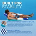 thumbnail image 4 of Swimline SunChaser Padded Floating Luxury Pool Lounger Sling Chair, Blue, 4 of 7