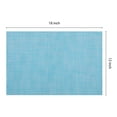 thumbnail image 4 of REGALWOVEN Set of 8 Placemats, Placemats for Kitchen Dining Table Decor Washable Heat Resistant Table Placemats Wipeable Place Mat Blue 18*12in, 4 of 7