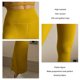 thumbnail image 5 of Leggings Acampanados Talle Alto Color Puro Elástico Suave Longitud Completa Casual Delgado Acampanado Leggings Deportivos para Mujer Amarillo L, 5 of 6
