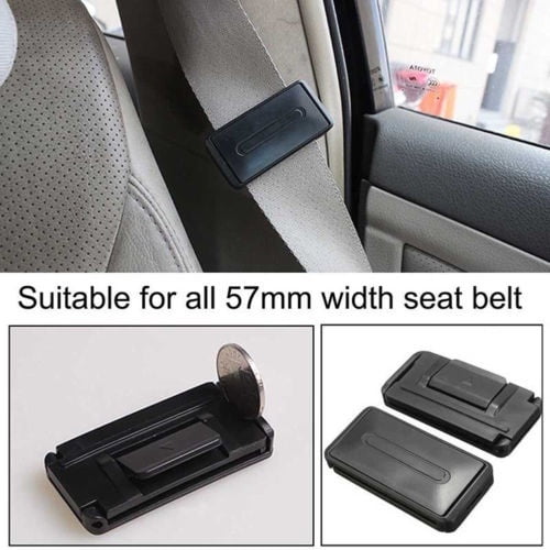 Seatbelt Adjuster HONTECH 2 Packs Seat Belt Safety Covers for Kids Red Black. 
