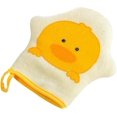 thumbnail image 1 of Guante de baño para bebé, Bola de toalla de guante de cepillo de ducha de baño de bebé de algodón súper suave de dibujos animados - Amarillo ZefeiWu 8390614847583, 1 of 1