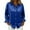 Blue, variant on Women's Tops Dressy 2026 Satin Button Down Work Shirts Ice Silk Long Sleeve Loose Blouse Tops for Spring Summer