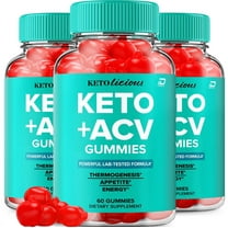 Ketolicious Keto ACV Gummies Supplement – Keto licious Vitamin B12, 3 Pack, 180 Gummies