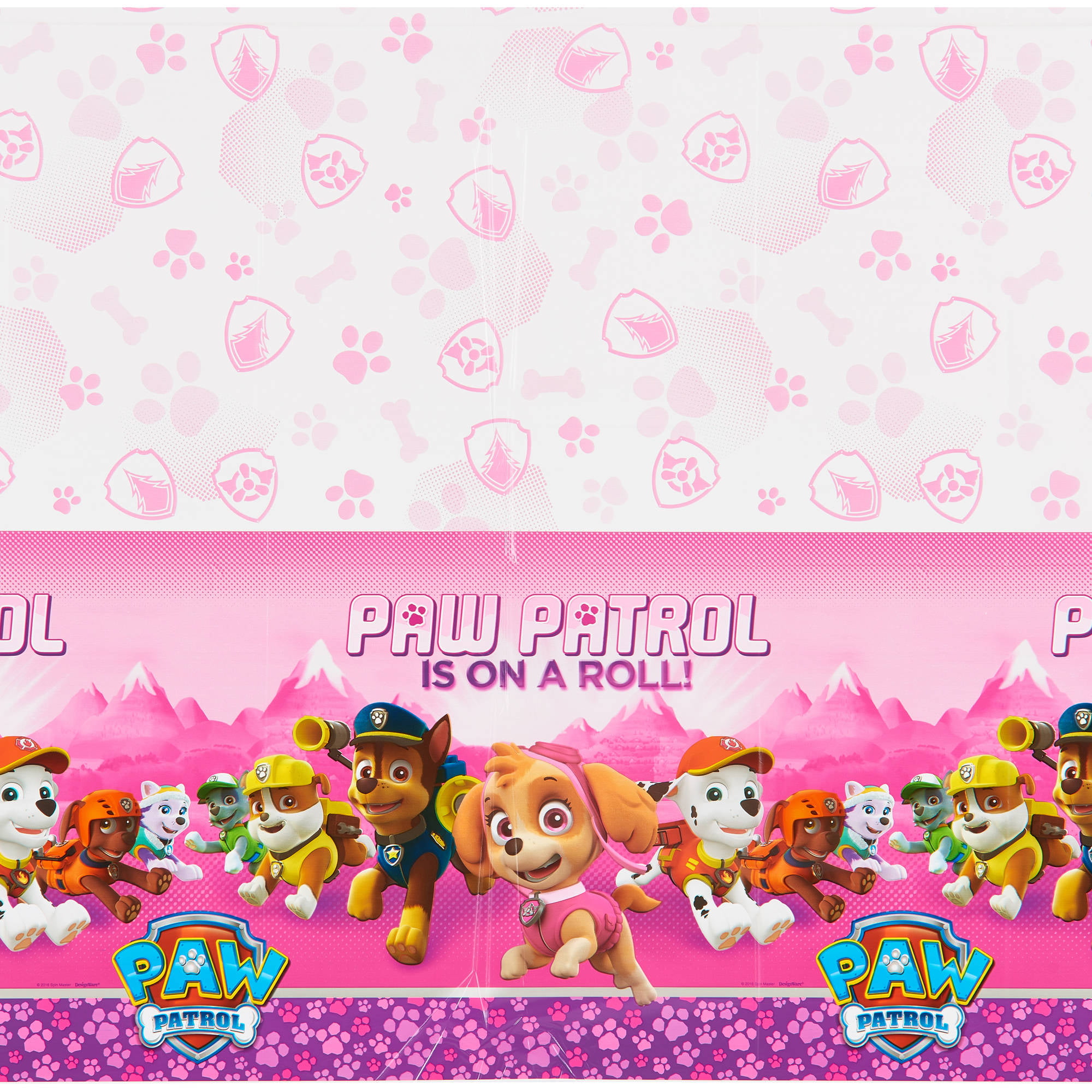 Details about   PAW PATROL SKYE TABLECOVER Birthday Decoration Party Supplies Tablecloth Pink NW 
