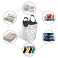 thumbnail image 4 of Gaeub Snake Print 50L Large Laundry Hampers with Handles, Collapsible Clothes Baskets, Washing Bag,Waterproof Laundry Bag, Foldable Washing Bin, 4 of 5