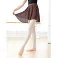 thumbnail image 3 of Ballet Wrap Skirt Women Chiffon Short Semi Sheer Dance Skirts with Tie Waist, 3 of 4