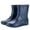 Blue, variant on Women Men Rain Boots Waterproof Garden Solid Color Rubber Boots Non-Slip Width Mid-Calf Comfort Lightweight Platform Short Boots Ankle Rainboots Boots Mud Boots