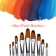 thumbnail image 3 of Juego de 9 pinceles de pintura para artistas profesionales, negro, largo, de madera, con ma Romacci  Cepillo de pintura, 3 of 7