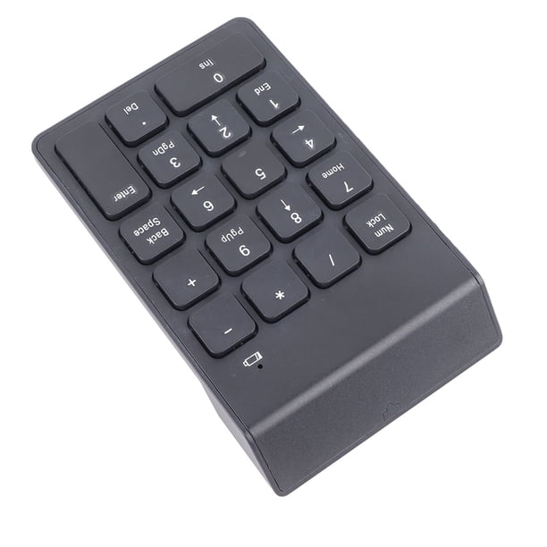Teclado Numérico Inalámbrico, Teclado Numérico Con Pilas De Respuesta Rápida 18 Teclas Para Contabilidad