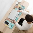 thumbnail image 3 of Smooth Navigation Large Desk Mat | Waterproof, Non-Slip | Abstract Art with Boho Leaves | Enhance Your Office Setup | Ideal for Laptop | 31.5 X 11.8 Inch, 3 of 7