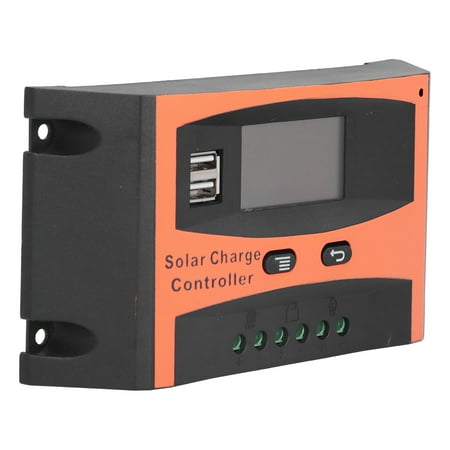 

Solar Energy Controller Temperature Compensation Convenient Solar Controller LCD For Home Use 30A